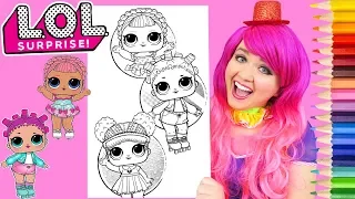 Coloring LOL Surprise Dolls Athletic Club Coloring Page Prismacolor Pencils | KiMMi THE CLOWN