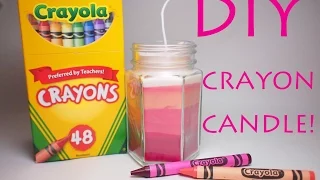 DIY crayon candle!! クレヨンキャンドルの作り方