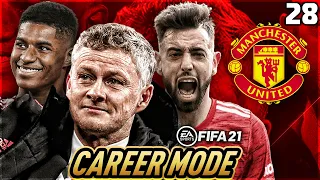 BRUNO FERNANDES UP TO 94 OVERALL | FIFA 21 Manchester United Career Mode EP28