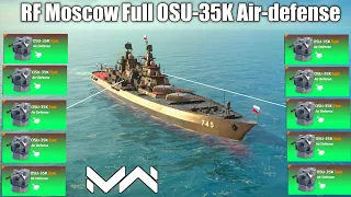 RF Moscow - 10× OSU-35K Air-defense - It's Best For Aircraft & Missiles? - Modern Warships