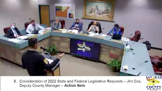 San Juan County Commission Meeting- November 9, 2021 (2 of 2)
