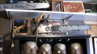 Texas Chainsaw Massacre III memoribilia collection - Jan 2014