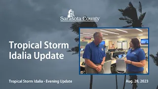 Tropical Storm Idalia Evening Update - Aug. 28, 2023