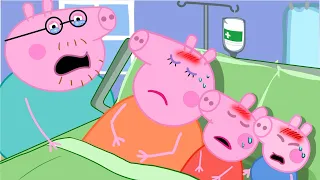 Please Wake Up Them , Daddy Pig is So SAD ? | Peppa Pig Funny Animation