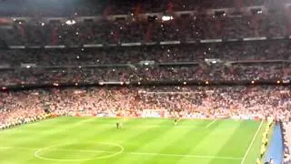 Homenaje a Raúl Gonzalez Blanco 22.08.2013 Estadio Santiago Bernabeu CEREMONIA POST PARTIDO