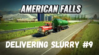 AMERICAN FALLS - FS22 | BGA Slurry Delivery | Spraying Crops | Time Lapse