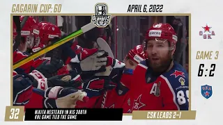 2022 KHL Gagarin Cup Playoffs in 60 seconds - 06 April