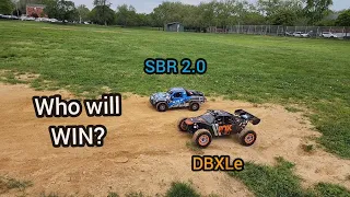 SBR 2.0 vs DBXLe | drag race | dirt run | grass run Who will win? Watch to find out!