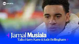 Jamal Musiala hails Harry Kane & talks relationship with Jude Bellingham 🔥 | Man United vs Bayern