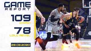 Химки - Асвел. Репортаж. 28.02.2020  Khimki - ASVEL Game Report