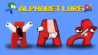Alphabet Lore (A - Z…) But Fixing Letters | Big trouble in Super Mario Bros 3 & Minecraft Animation