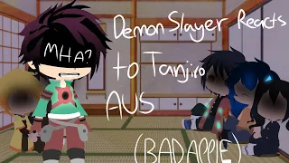 Demon Slayer Reacts to Tanjiro AUs (Bad Apple) MY AU ~ Gacha Club