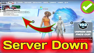 Fix Fortnite server down? Fortnite matchmaking error 1 not working? Fortnite game play not working?