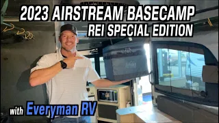 Say Hello to the 2023 Airstream 16 X Basecamp REI special edition.￼