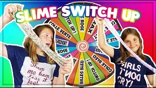 MYSTERY WHEEL OF SLIME SWITCH UP CHALLENGE!!! LA ROUE DE LA FORTUNE en français