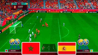 FIFA 23 | Morocco vs Spain | FINAL 1/8 | FIFA World Cup 2022 Qatar | Full Match Gameplay