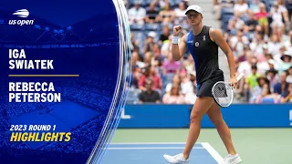 Iga Swiatek vs. Rebecca Peterson Full Match | 2023 US Open Round 1