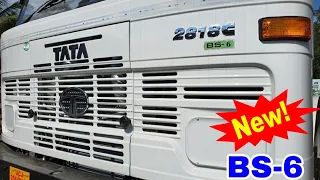 TATA LPT 2818 BS6 | GVW 28 Tons | 10 Wheeler Truck Cowl Price Mileage Specification Hindi Review !!