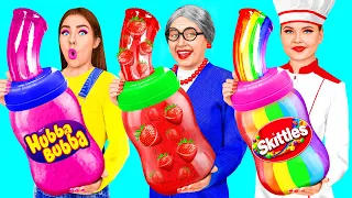 Reto De Cocina Yo vs Abuela | Ideas Locas Para Cocinar de Fun Challenge