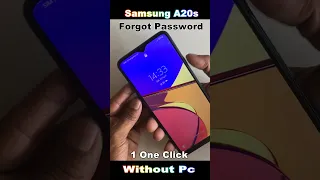 How to Unlock Samsung A20s Phone if Forgot Password ✅ How to Unlock Samsung A20s After Factory Reset