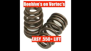 Beehive Springs on Vortecs! Easy .550+ Lift with No Machine Work! (L31 Build Part 6)