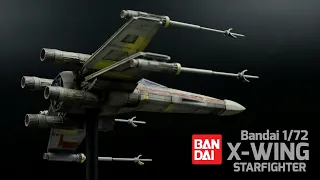 X-Wing 1/72 Bandai star wars scale model build