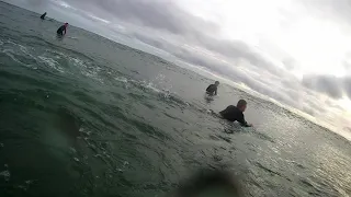 BEAUTIFUL surf at PRAA SANDS in CORNWALL | POV