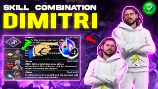 Dimitri New Skill Combination 2024 | Best character combination in free fire