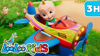 Vehicles: 1 Hour of Exciting and Educational Kids Songs by LooLoo Kids