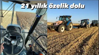 Yeni traktör ile ilk sürüm 21 yıllık  tıka basa Özellik  TS110 TD110 TD100