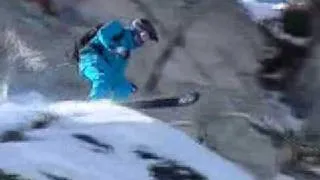 Extreme Skiing - Free Skier Julien Lopez