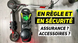 TROTTINETTE ET SKATE ELECTRIQUE - 2022 ETRE EN REGLE ET EN SECURITE : ASSURANCE et ACCESSOIRES