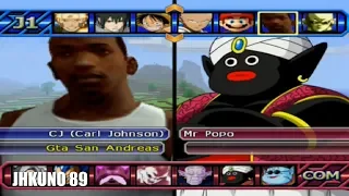 CARL JOHNSON CJ TEAM vs MR POPO TEAM | DRAGON BALL Z BUDOKAI TENKAICHI 3