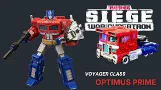 War For Cybertron Siege Transformers Voyager Class Optimus Prime!