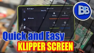 Klipper Screen is COOL - Quick - Easy - Install