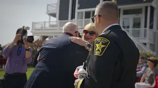 George W. Owings III Stars & Stripes Ceremony in Chesapeake Beach