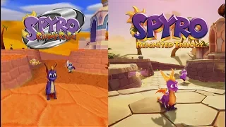Spyro 2 and Reignited Trilogy Comparisons as of 9/22/18