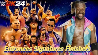 WWE 2K24 Entrances/Signatures/Finishers: Kofi Kingston