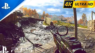 Provevce France 1944 (4K) Battlefield V Ultra Graphics Realıstıc immersive (PS5) Gameplay 60 FPS UHD