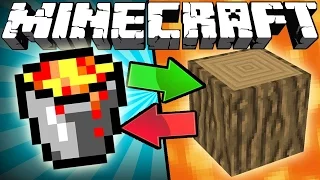 ♣Если бы Дерево и Лава поменялись местами♣   Minecraft Machinima