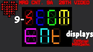 9-segment display variants