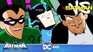 Batman: The Brave and the Bold | The Penguin & The Riddler VS The Batman! | @dckids