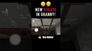 Who knew you could escape Granny this way? 🤯😳  #shorts #granny #granny3 #granny2