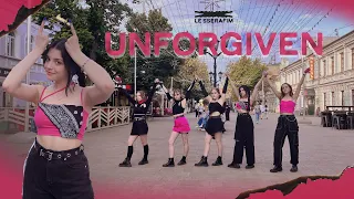 [KPOP IN PUBLIC RUSSIA] LE SSERAFIM - UNFORGIVEN (feat. Nile Rodgers) dance cover by Idol studio