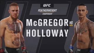 EA SPORTS UFC 2 Conor McGregor vs Max Holloway!!! TITLE MATCH! (UFC FIGHT)