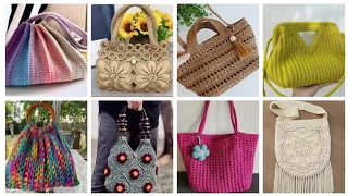 crochet purse bag ideas designs knitted with wool share today #design #bag #purse #crochet #knitted