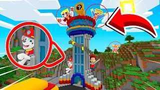 EL MEJOR ESCONDITE DE LA CASA PAW PATROL EN MINECRAFT 🤭