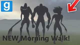 NEW!! Morning Walk Vs Trevor Henderson Creatures - GarrysMod Sandbox (Trevor Henderson Mod Pack)