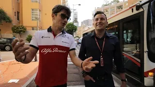 Charles Leclerc's Walk to Work | 2018 Monaco Grand Prix