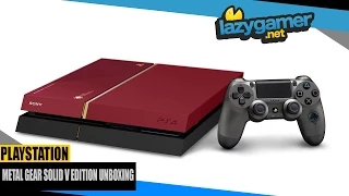 Lazygamer.net unbox the limited edition Metal Gear Solid V PlayStation 4